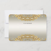 Gold  - Hartelijk dank Bedankkaart (Achterkant)