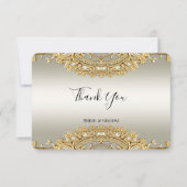 Gold  - Hartelijk dank Bedankkaart (Voorkant)