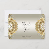 Gold - Hartelijk dank Bedankkaart (Voorkant)