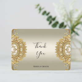 Gold - Hartelijk dank Bedankkaart