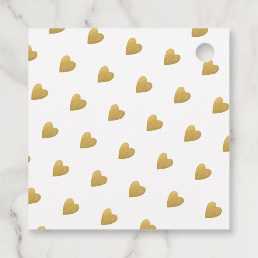 Gold Hartelijk dank voor uw huwelijk Bedankjes Labels (Achterkant)