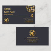 Gold Hawk Line Global Blue Logistics Supply Visitekaartje (Voorkant / Achterkant)