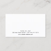 Gold Heart 10 Punch Salon Customer Loyalty Kaart (Achterkant)