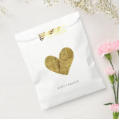 Gold Heart Bedankzakje (Gezegeld)