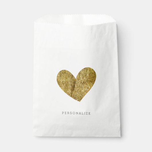 Gold Heart Bedankzakje (Voorkant)