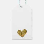 Gold Heart Cadeaulabel (Voorkant)