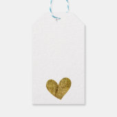Gold Heart Cadeaulabel (Achterkant)