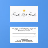 Gold Heart Customer Reference Kaart