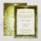 Gold Heart en Angel Wings Kaart (Voorkant / Achterkant)