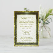 Gold Heart en Angel Wings Kaart (Staand voorkant)