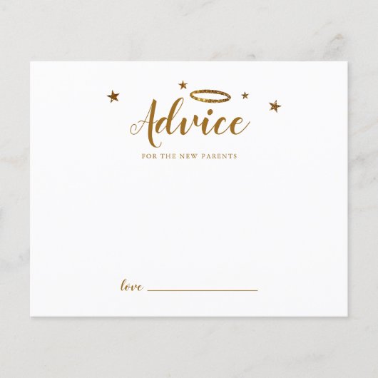 Gold Heart Heaven Sent Advice for the New Parents (Voorkant)