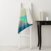 Gold Heart in Clouds Sherpa Blanket Sherpa Deken (In situ)