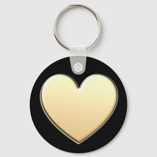Gold Heart Keychain (Voorkant)
