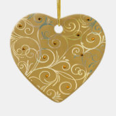 Gold Heart Love Ornament (Voorkant)