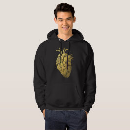  Gold Heart Mannen Hooded Sweatshirt