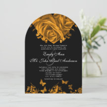 Gold Heart Rozen & Butterflies Weddenschap
