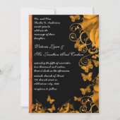 Gold Heart Rozen & Butterflies Weddenschap Kaart (Voorkant)