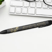Gold Heart Salon Business Promotion Zwarte Inkt Pen