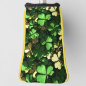 Gold Heart Shamrocks Golfheadcover (Draai 90)