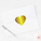 Gold Heart Sticker (Envelop)