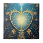 Gold Heart Tegeltje (Voorkant)