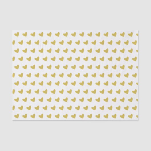 Gold Heart Tissuepapier (Voorkant)