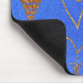 Gold Hearts - Aangepaste Muismat (Hoek)