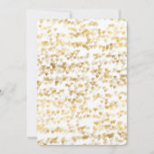 Gold Hearts Baby shower Kaart (Voorkant)