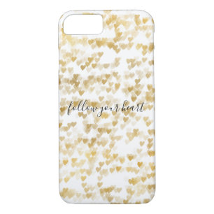 Gold Hearts Case-Mate iPhone Case