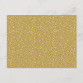 Gold Hearts Confetti Baptisme Christening Uitnodiging Briefkaart (Achterkant)