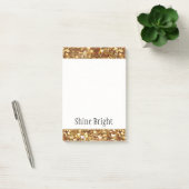 Gold Hearts Confetti Glam Post-it® Notes (Kantoor)
