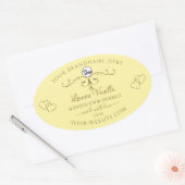Gold Hearts Cream Product Labels met Logo (Envelop)