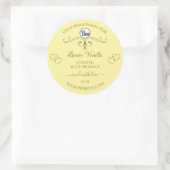 Gold  Hearts Cream Product Labels met Logo (Tas)