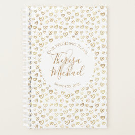 Gold Hearts Custom Gezegde Wedding Planner