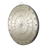 Gold Hearts Dartboard Dartbord (Voorkant Rechts)