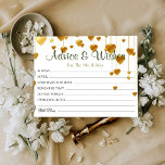 Gold Hearts Drift Weddenschap Wint Kaarten<br><div class="desc">Wedding Advice en wenst Kaarten voor bruid- en bruidegom,  wenst de heer & mevrouw - Vrijgezellenfeest,  Bachelorette Games.</div>