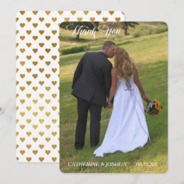 Gold Hearts Foto Sjabloon Weddenschap Hartelijk da