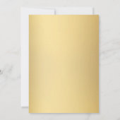 Gold Hearts Invitation3 Kaart (Achterkant)