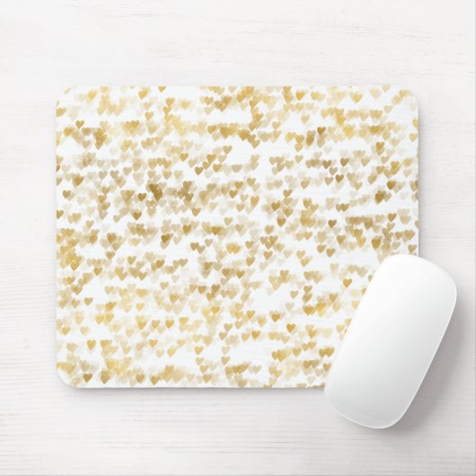 Gold Hearts Muismat (Met muis)