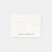 Gold Hearts Post-it® Notes (Voorkant)