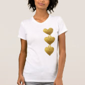 Gold Hearts T-Shirt (Voorkant)