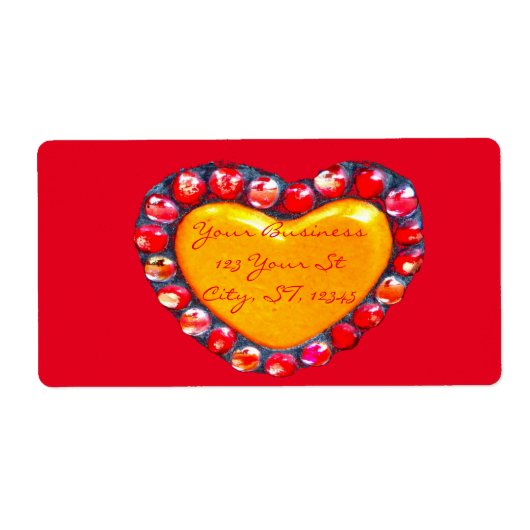 Gold Hearts Thunder_Cove Etiket (Voorkant)