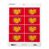 Gold Hearts Thunder_Cove Etiket (Full Sheet)