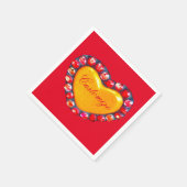 Gold Hearts Thunder_Cove Servet (Hoek)