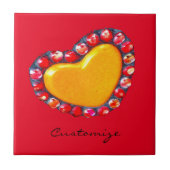 Gold Hearts Thunder_Cove Tegeltje (Voorkant)