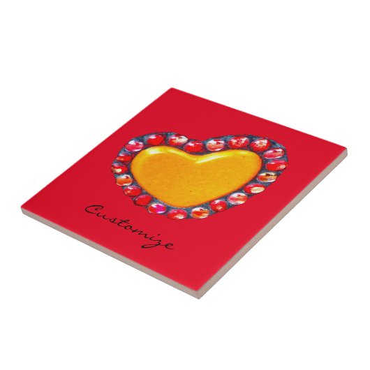 Gold Hearts Thunder_Cove Tegeltje (Zijkant)