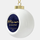 Gold Heilig Kerstkeramisch Ornament (Rechts)