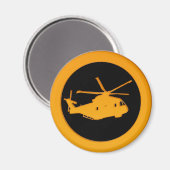 Gold Helikopter Magneet (Voorkant / Achterkant)