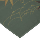 Gold Herfst Moon Rustic Forest Natuur Deer Tafelkleed (Gekanteld)