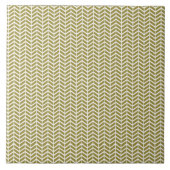 Gold Herringbone Tegeltje (Voorkant)